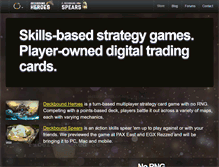 Tablet Screenshot of deckbound.com